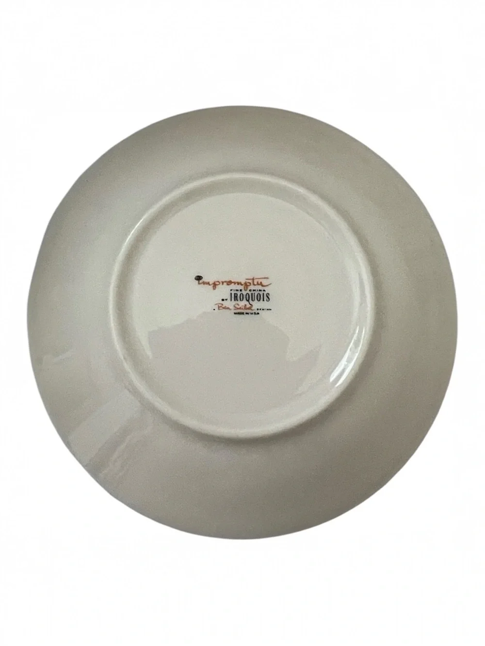 Vintage Iroquois Impromptu Ben Seibel Atomic Starburst Saucer MCM 6”